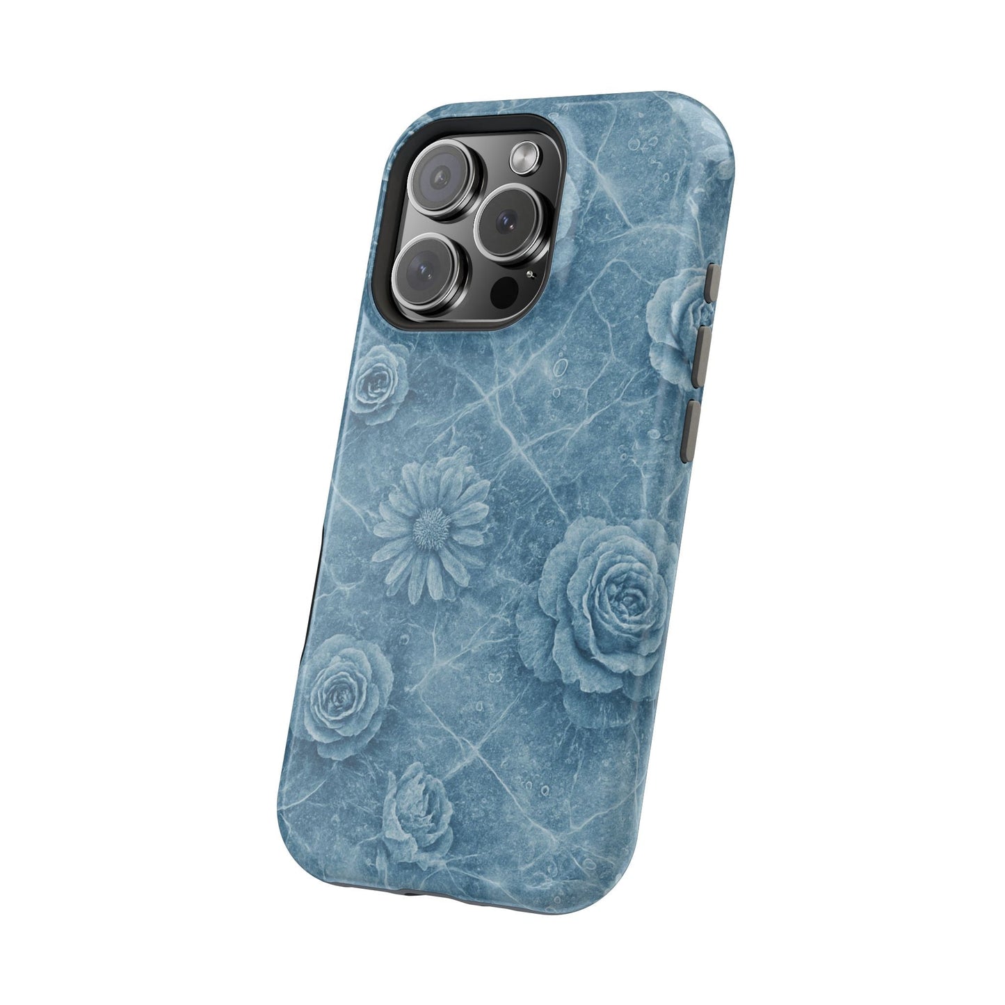 Frozen Flower Impact-Resistant iPhone Case — MagSafe Compatible  Shamo's
