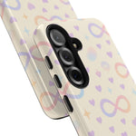 Infinity Pattern Tough Phone Case — Pastel Hearts & Stars  Shamo's