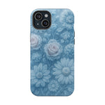 Frozen Beauty Floral Rose iPhone Case | MagSafe compatible  Shamo's iPhone 15 Plus / Glossy