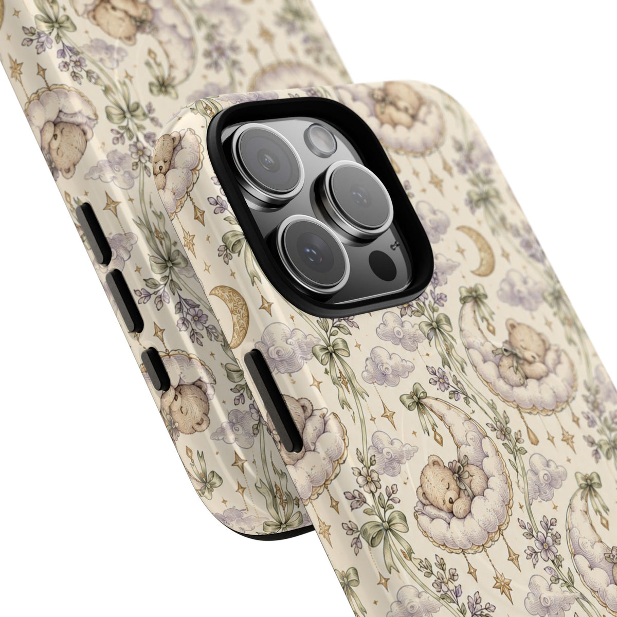 Dromerige wolkenknuffelbeer iPhone-hoesje met MagSafe