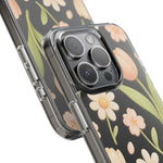 Floral Impact-Resistant Clear iPhone Case  Shamo's