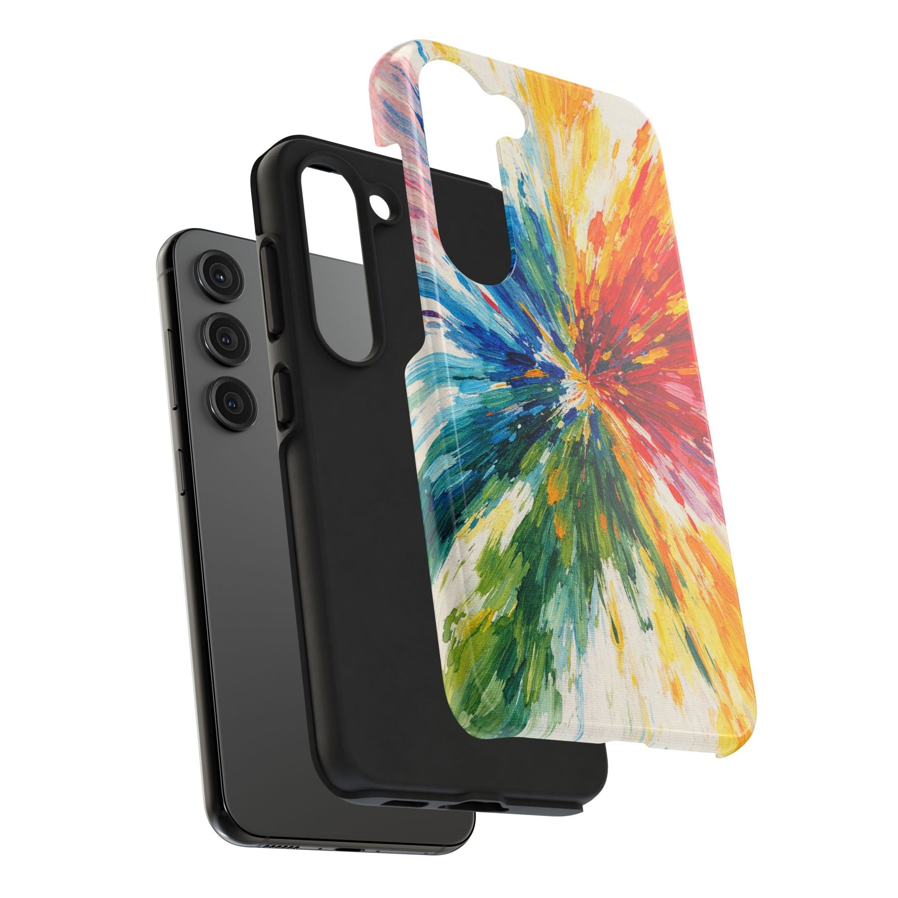 Vibrant Abstract Paint Explosion Impact Phone Case  Shamo's