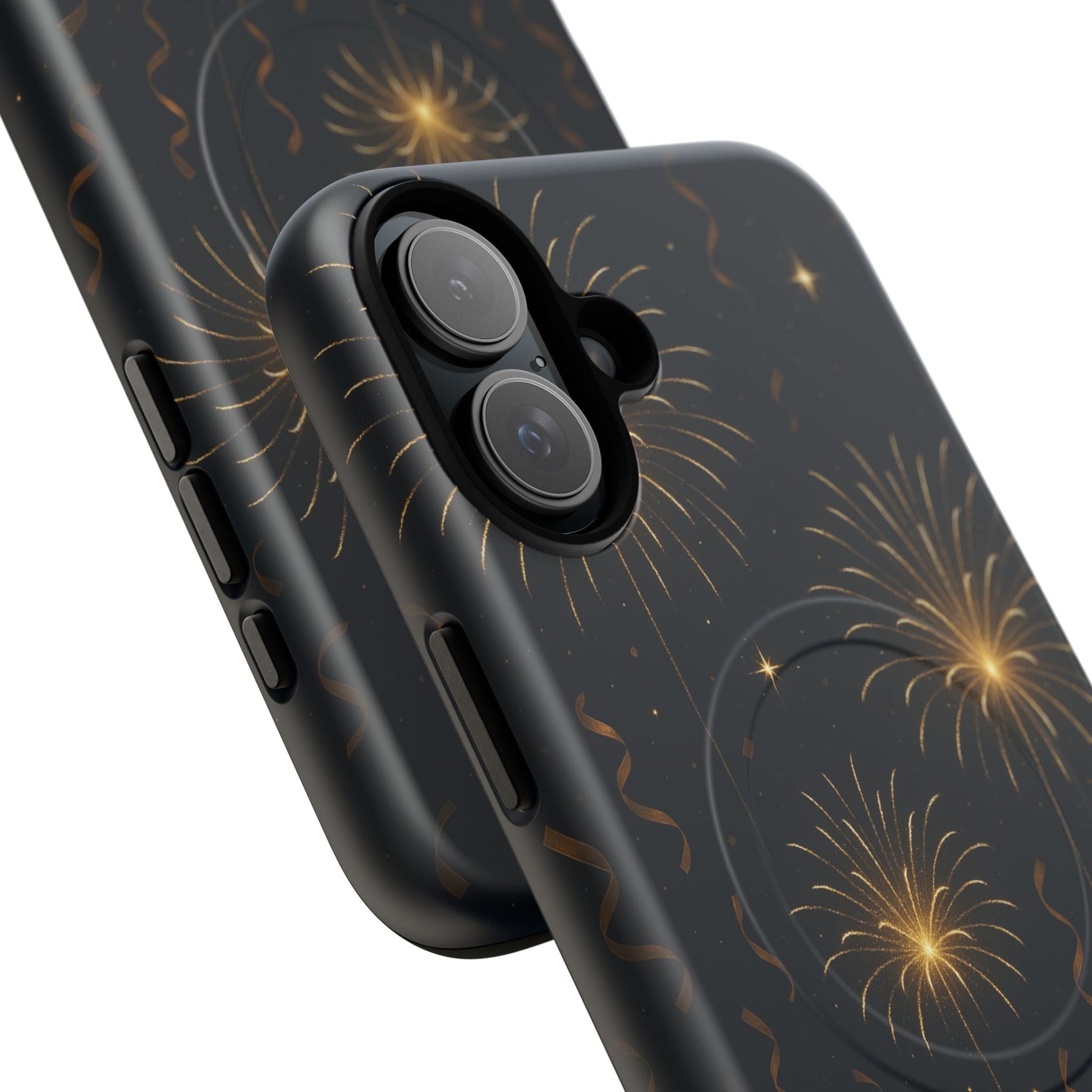 Gold Fireworks Celebration iPhone Case with MagSafe  Shamo's