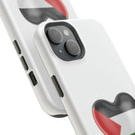 MagSafe Tough Cases with Palestinian flag in heart shape - Shamo's