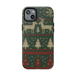 Holiday Knit Reindeer MagSafe Tough iPhone Case  Shamo's iPhone 14 Plus / Matte