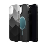 Monochrome Mountain Design iPhone Case | MagSafe  Shamo's