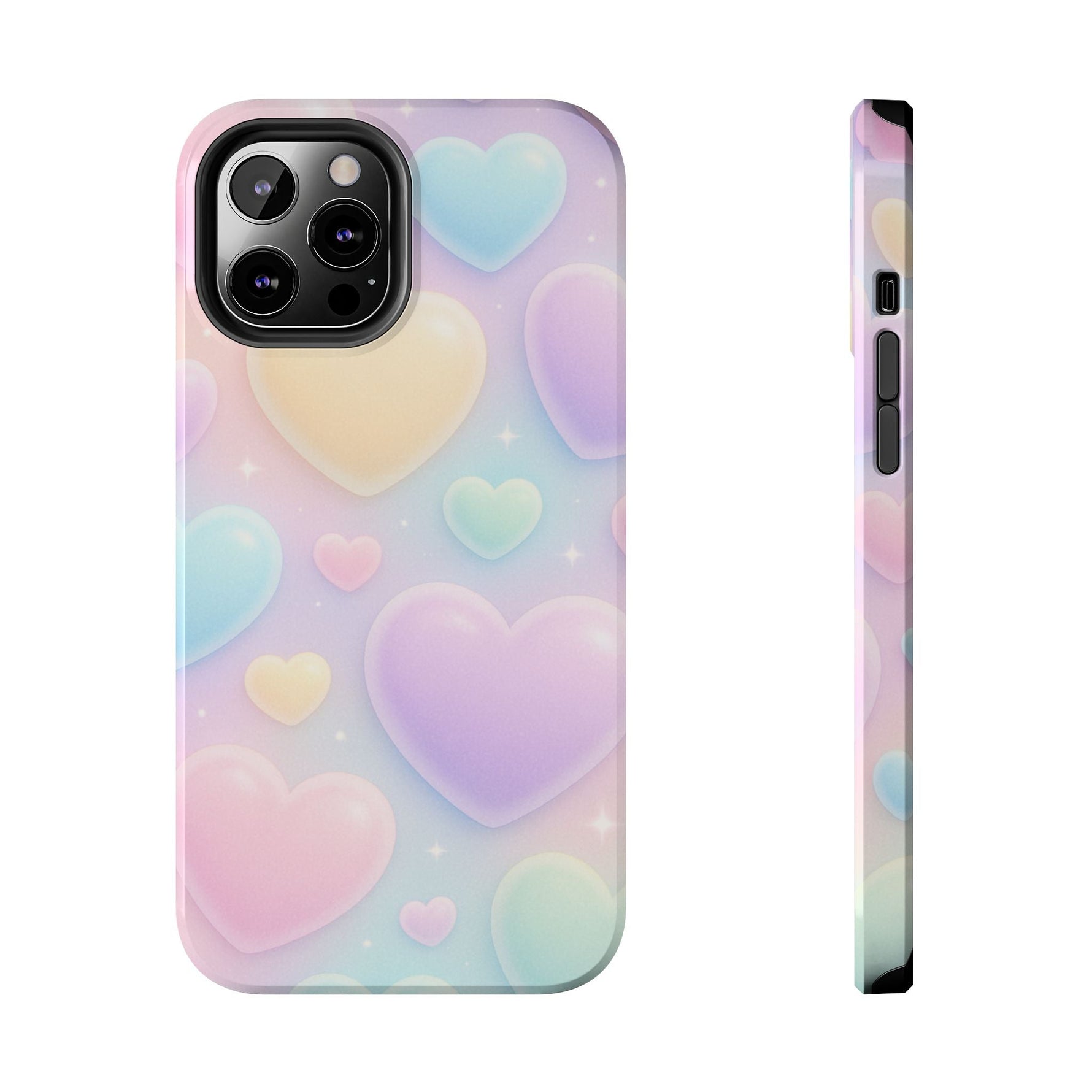 Cute Rainbow Hearts Phone Case  Shamo's iPhone 12 Pro Max