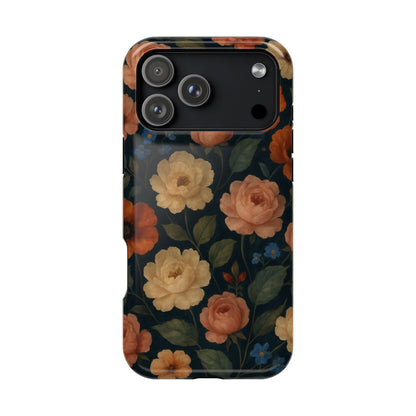 Floral Vintage Rose Magnetic Impact iPhone Case with MagSafe  Shamo's iPhone 17 Pro Max / Glossy