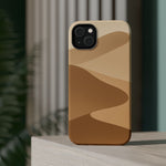 Neutral Desert Wave Design iPhone Case | MagSafe  Shamo's