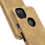 Golden Snowflake Holiday iPhone Case  Shamo's