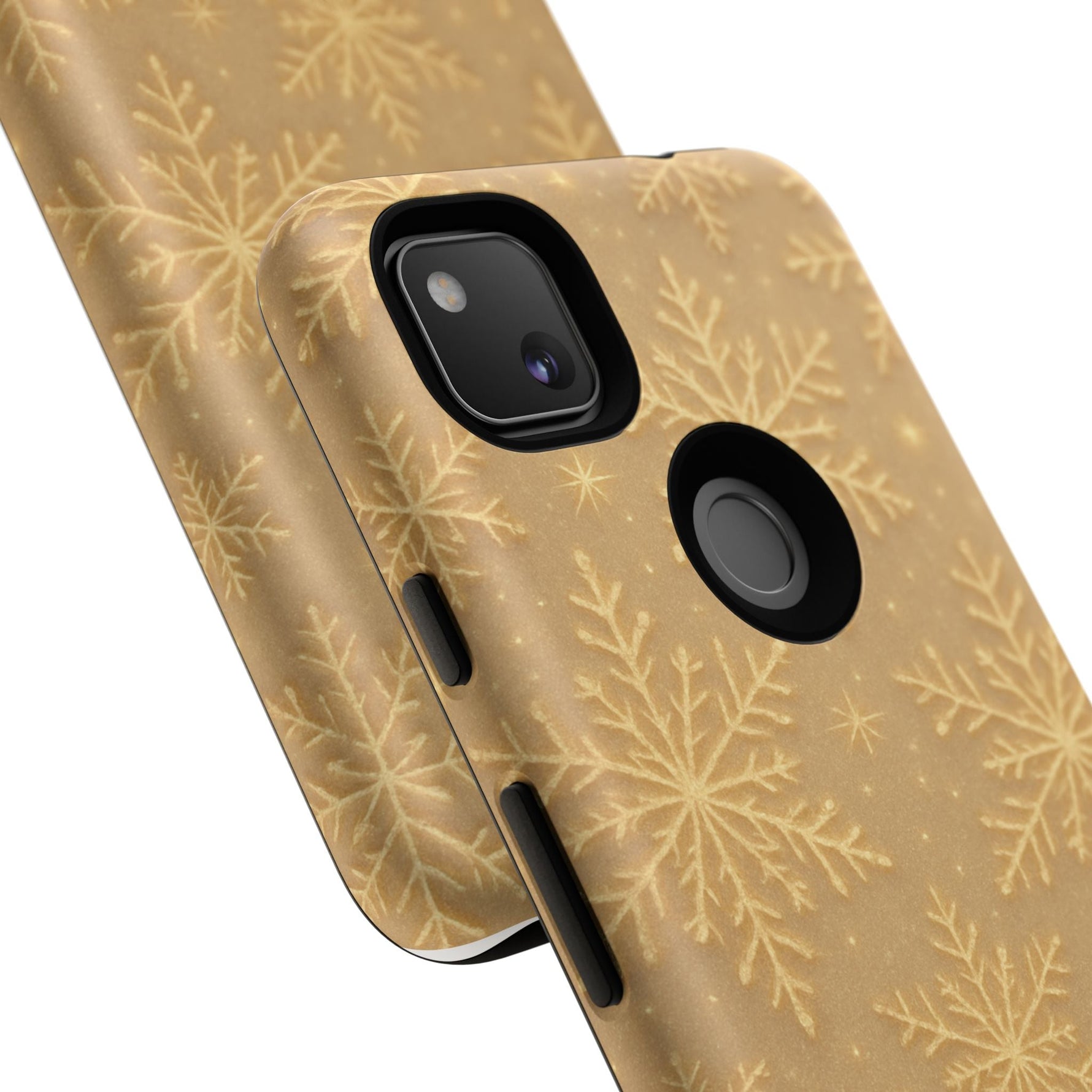 Golden Snowflake Holiday iPhone Case  Shamo's
