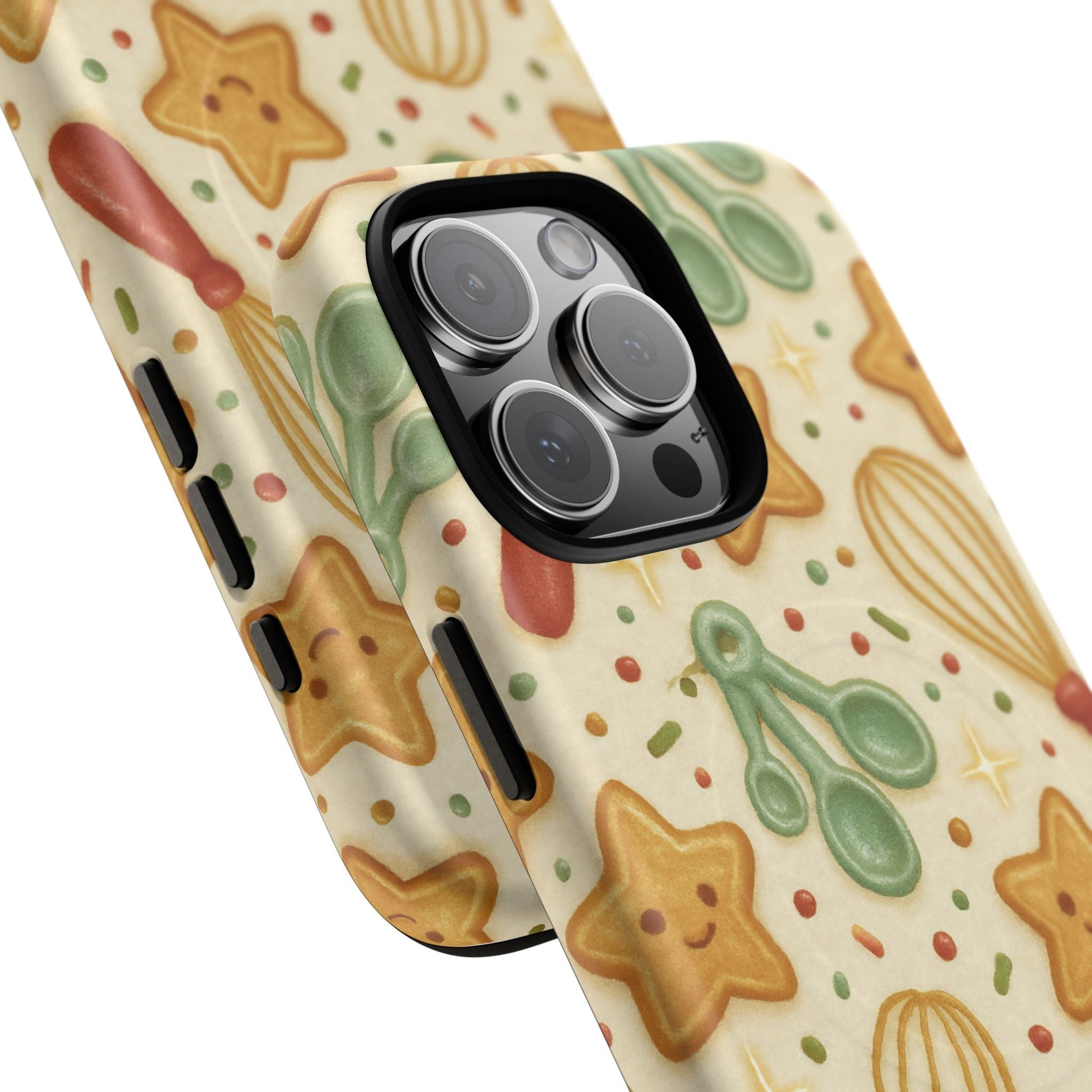 Baking Holiday iPhone Case — Cute Whisk & Cookie Pattern | compatible with MagSafe  Shamo's
