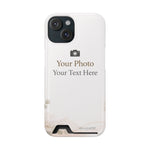 Personalizable Card-Holder Custom Phone Case | Add Your Own Photo and Text - iPhone 15 / Glossy / With gift packaging - Shamo's