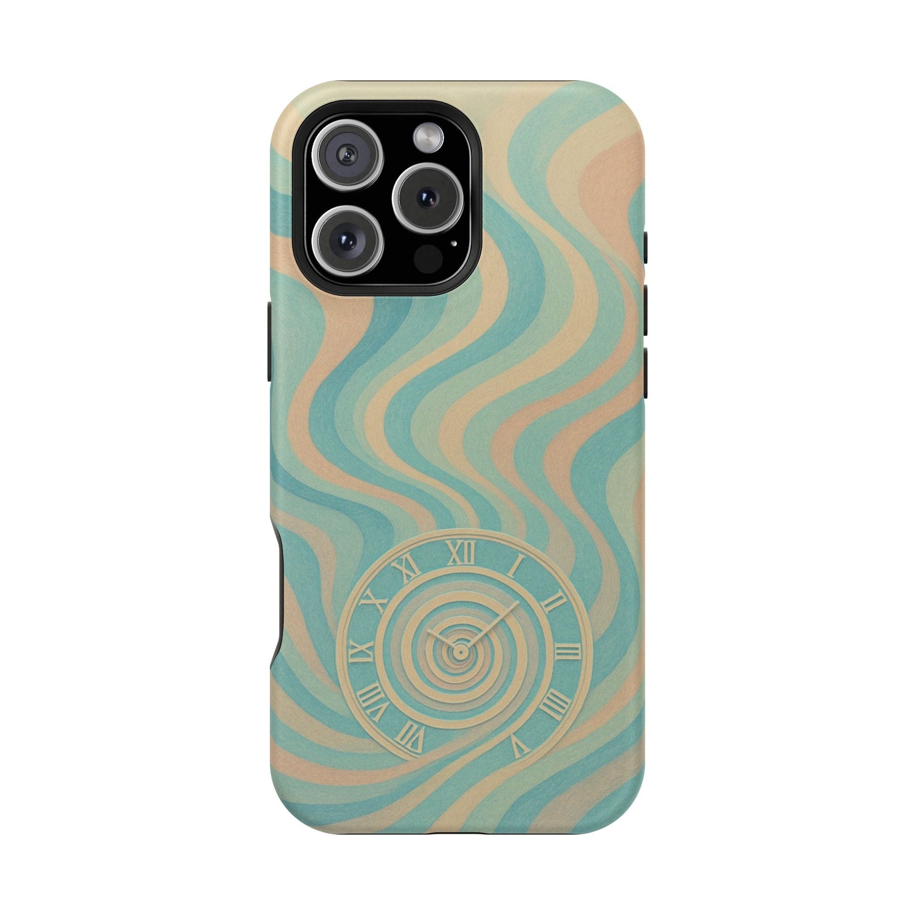 “Flow of Time” iPhone Case with MagSafe Compatibility  Shamo's iPhone 16 Pro Max / Matte