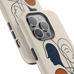 "Connected Lines" Minimalist iPhone Case — MagSafe, Magnetic Impact-Resistant  Shamo's