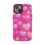 Glitter Hearts Cases for iPhones with MagSafe - Shamo's