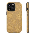 Golden Snowflake Holiday iPhone Case - Shamo's