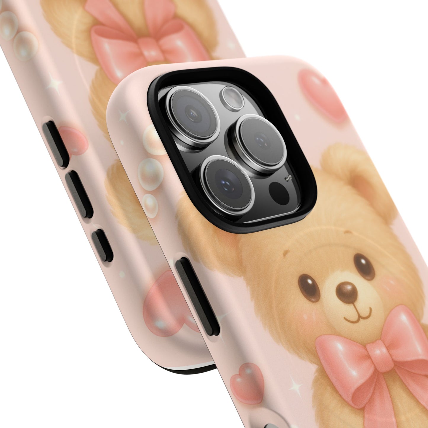 Ribbon Teddy Bear Love iPhone Case with MagSafe