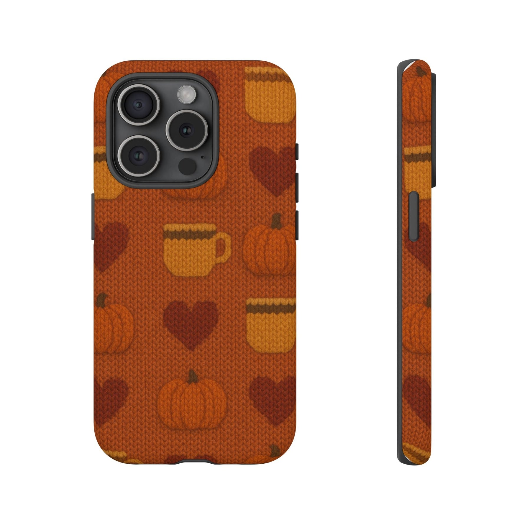 Fall Pumpkin & Coffee iPhone Case  Shamo's iPhone 15 Pro / Matte
