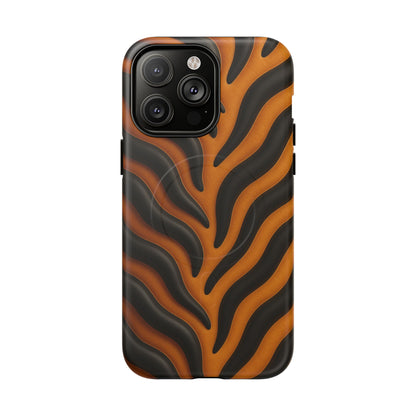 Fierce Tiger Striped iPhone Case - Works with MagSafe