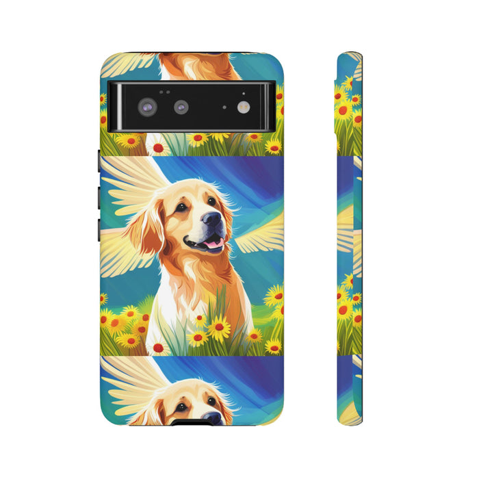 Tough Cases Golden Retriever with Wings Phone case