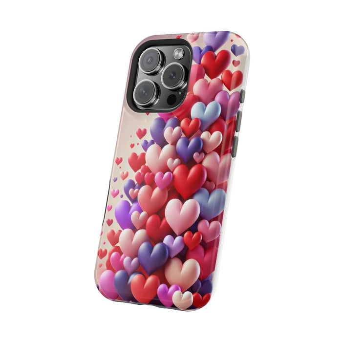 Shamo's Phone Case | MagSafe Compatible | Love Hearts Theme for iPhone 17 and more