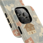 Swiss Chalet Sheep Pattern Tough MagSafe iPhone Case  Shamo's