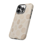 Neutral Pebble Pattern Tough iPhone Case  Shamo's