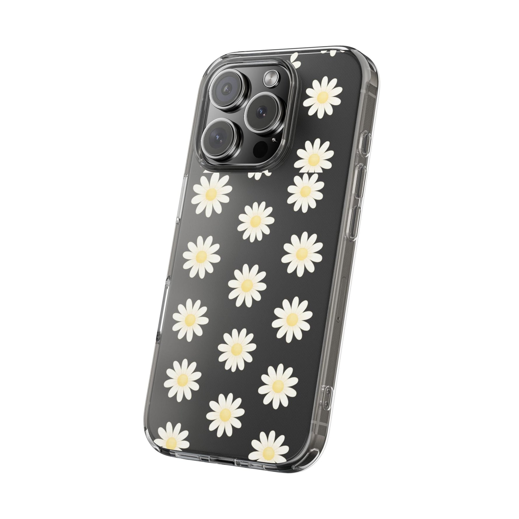 Daisy Floral Clear iPhone Case  Shamo's