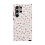 Rosebud Floral Tough iPhone Case | Pink Vintage Flower Protective Cover