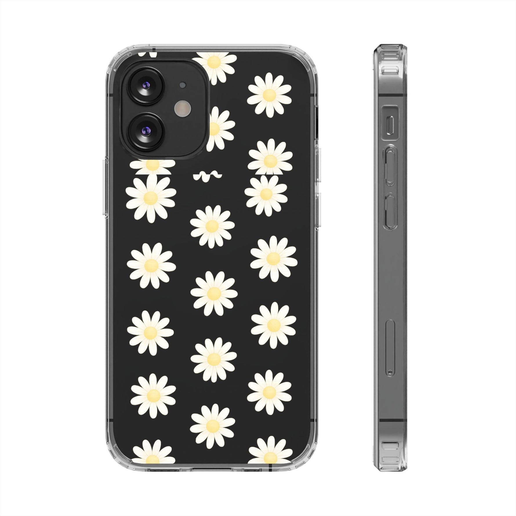 Daisy Floral Clear iPhone Case - Shamo's