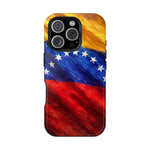 Venezuelan Flag Magnetic Impact-Resistant Phone Case with MagSafe Compatibility - iPhone 16 Pro / Glossy - Shamo's