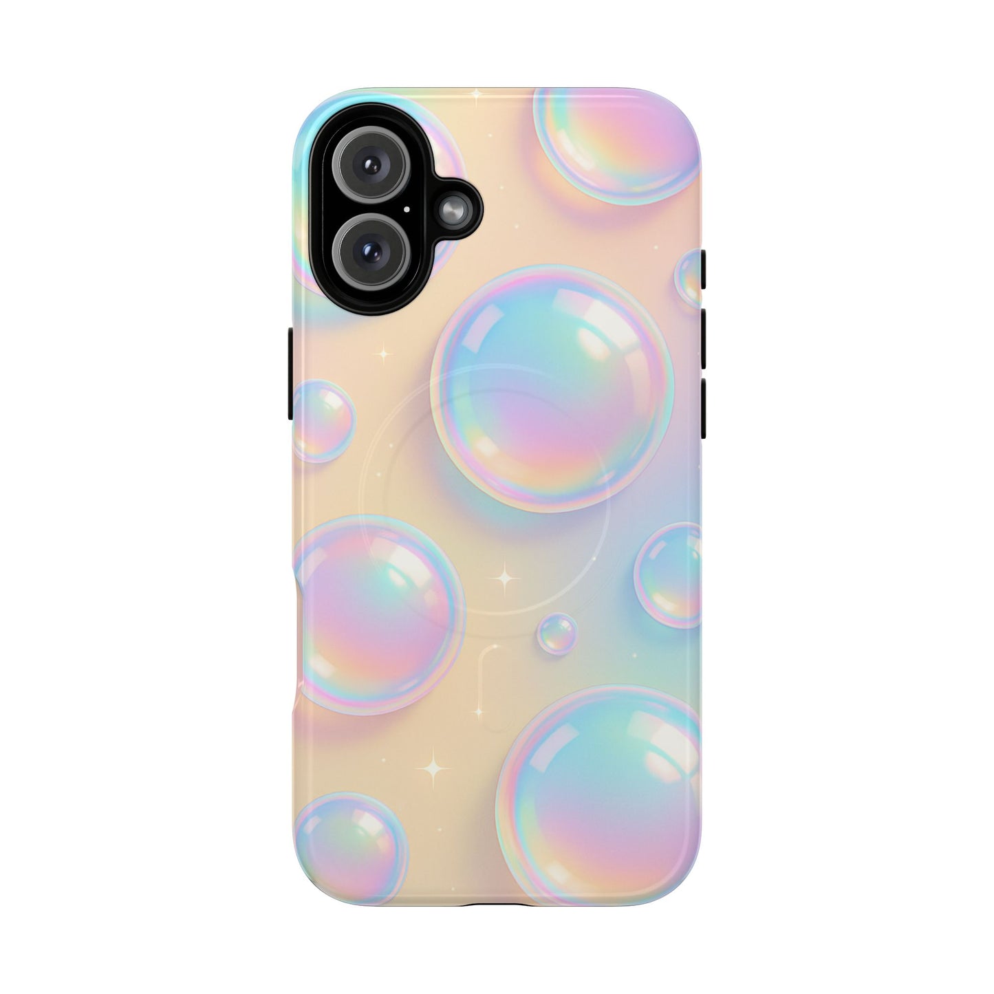 Holographic Bubble iPhone Case - with MagSafe