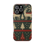 Holiday Reindeer Knit iPhone Case | compatible with MagSafe  Shamo's iPhone 16 Pro Max / Matte