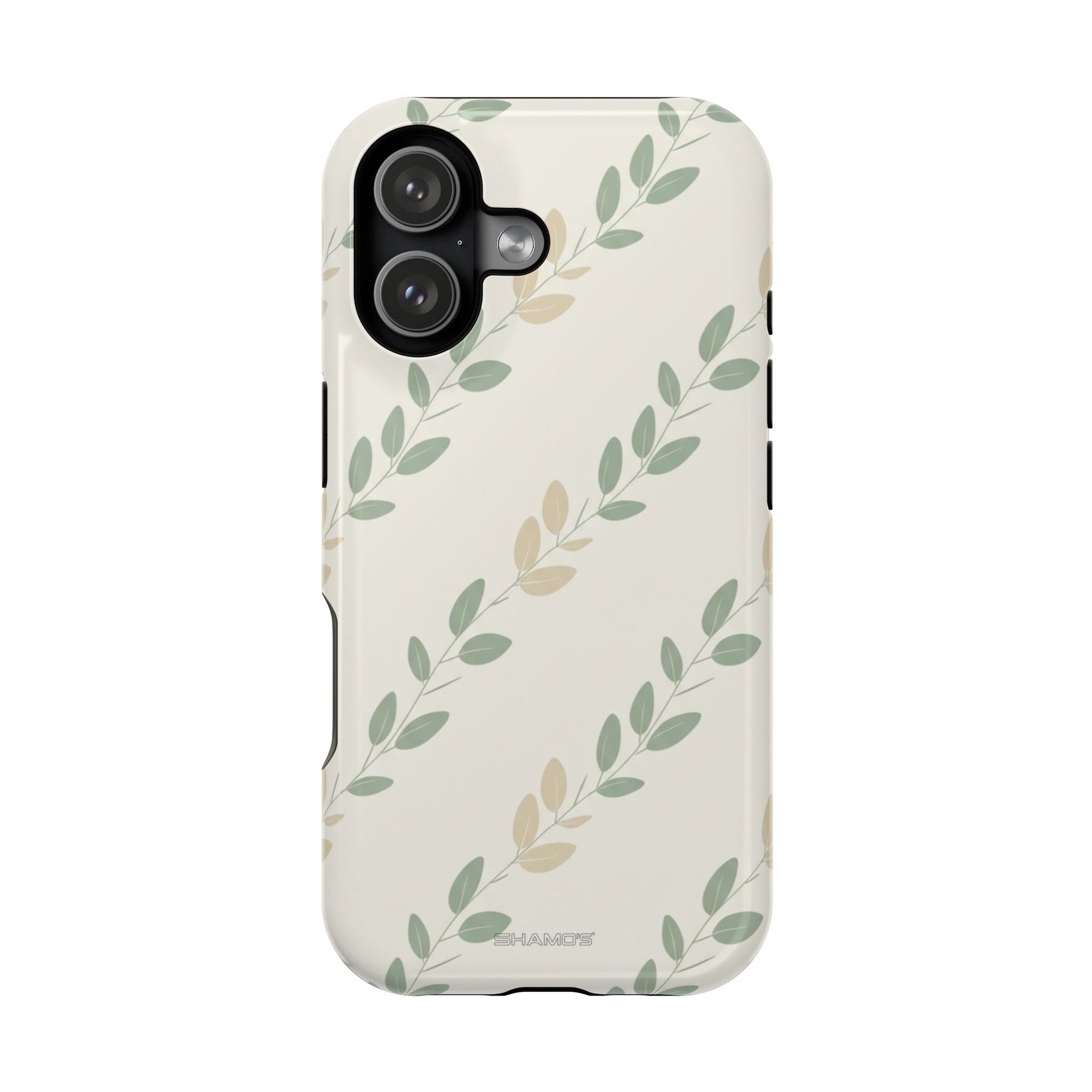 Eucalyptus Floral Laurel Magnetic Impact-Resistant Phone Case with MagSafe - iPhone 17 / Glossy - Shamo's