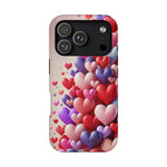 Love Hearts MagSafe iPhone Case — Magnetic, Impact-Resistant