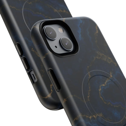 Midnight Marble iPhone Case with MagSafe