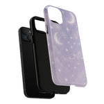 Celestial Lavender iPhone Case — Moon & Stars MagSafe Compatible - Shamo's