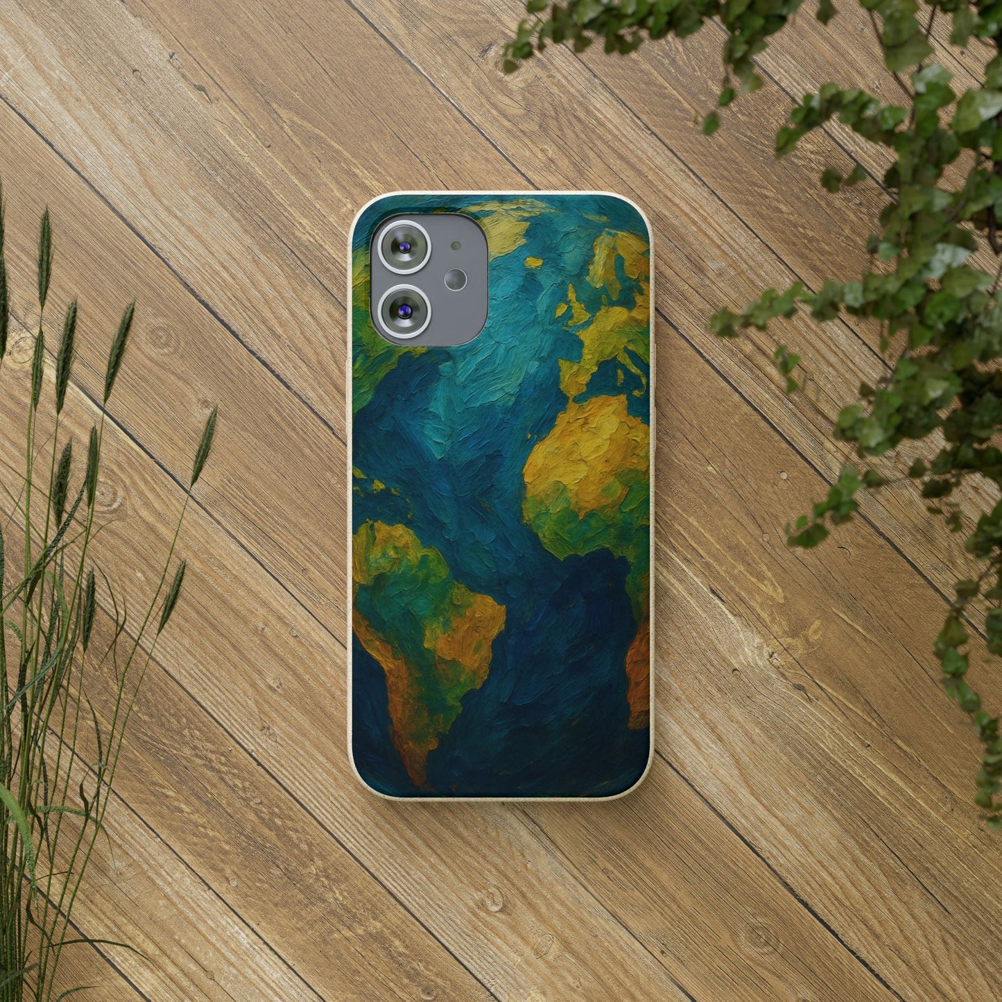 Biodegradable Phone Case — Earth Illustration Eco-Friendly Case  Shamo's