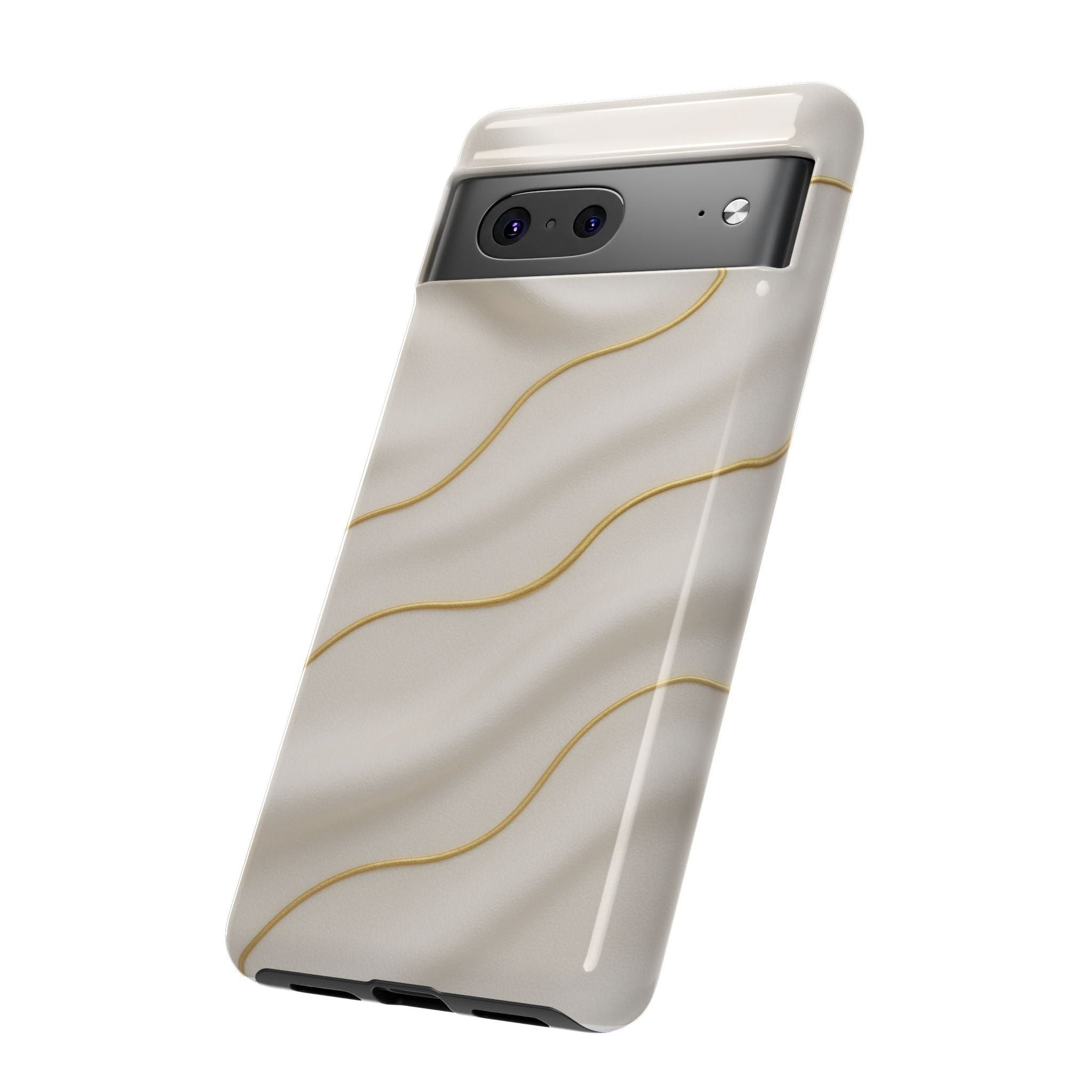 Elegant Gold Wave Tough iPhone Case  Shamo's