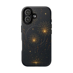 Gold Fireworks Celebration iPhone Case with MagSafe - Shamo's