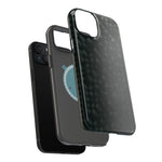 Dark Carbon Fiber Texture Magnetic Impact-Resistant iPhone Case | MagSafe compatible  Shamo's