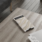 Elegant Gold Wave Tough iPhone Case  Shamo's