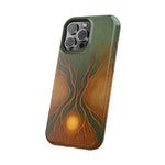 Abstract Tree of Life Design Golden Origin iPhone Case | MagSafe Compatible  Shamo's