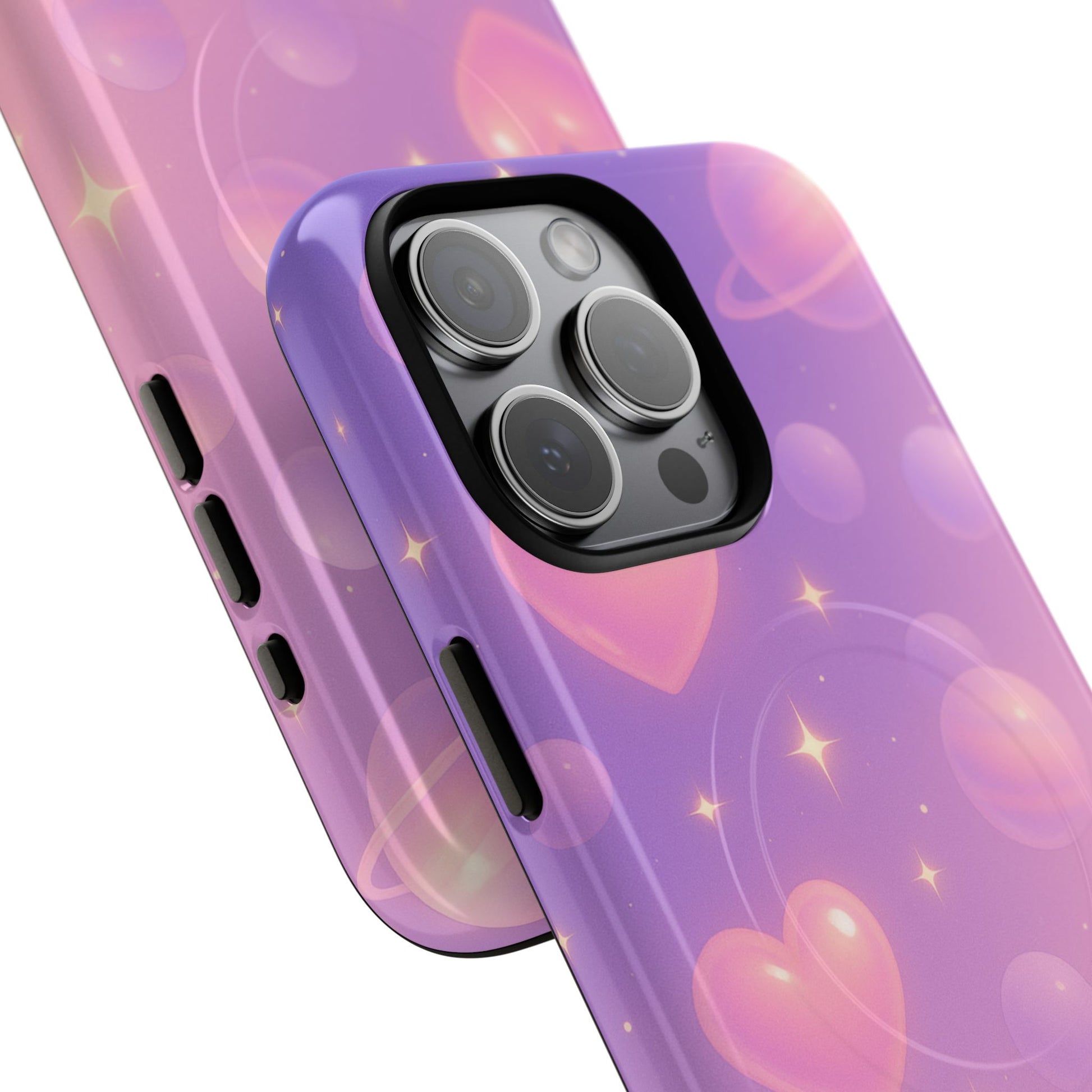 Galactic Hearts iPhone Case with MagSafe - Shamo's