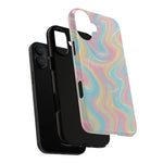 Rainbow Marble Swirl iPhone Case with MagSafe  Shamo's