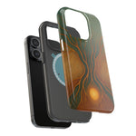 Abstract Tree of Life Design Golden Origin iPhone Case | MagSafe Compatible  Shamo's
