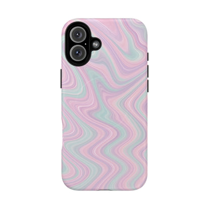 Colorful Marble Pastel Swirl iPhone Case | MagSafe