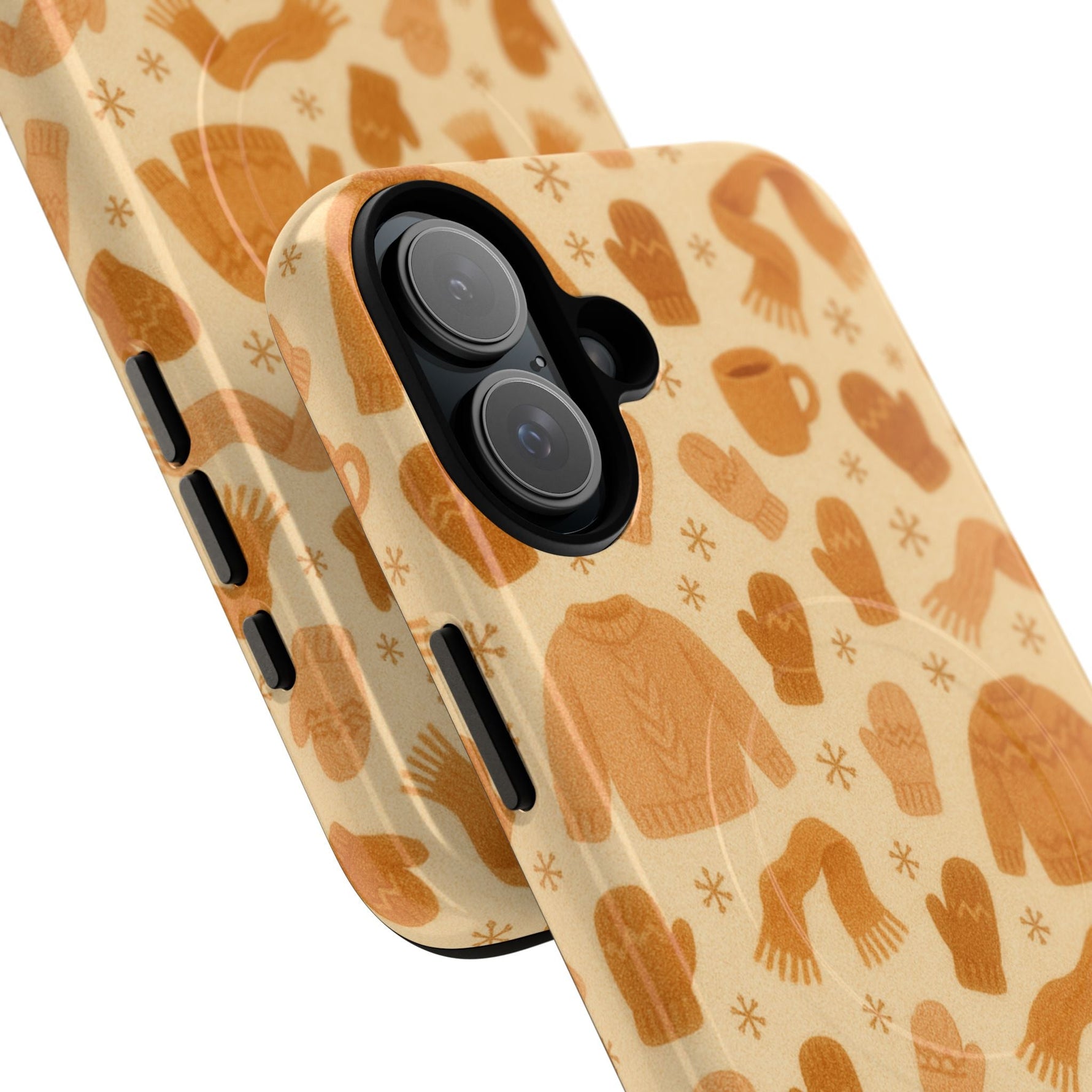 Cozy Winter Sweaters Holidays iPhone Case — Warm Knit Pattern with MagSafe  Shamo's