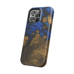 Blue Swirl & Burl Wood Impact iPhone Case | MagSafe compatible  Shamo's